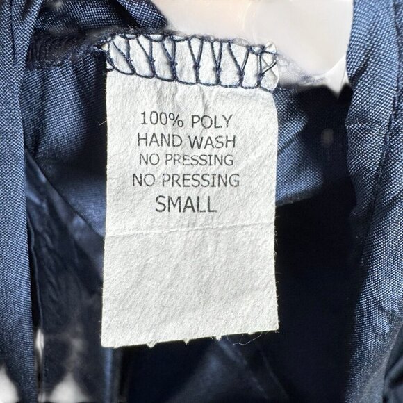 Beluva San Francisco Parker pleated crinkled button down blouse top size Small - Picture 7 of 8